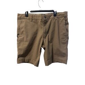 ⭐️ Men’s Columbia Flat Front Tan Shorts. Size 38. Gold Casual Summer Outdoor